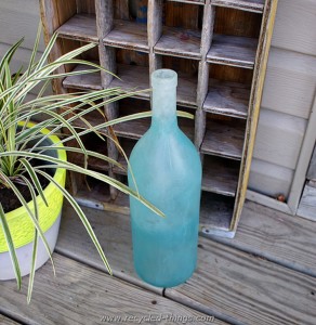 Recycled Wine Bottle Decor