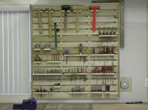Wood Pallet Tool Rack