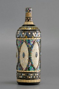 Decorated Glass Bottle