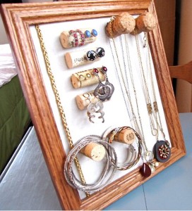 Recycled Jewelry Hanger Frame