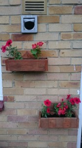 Wall Planters Made with Pallets