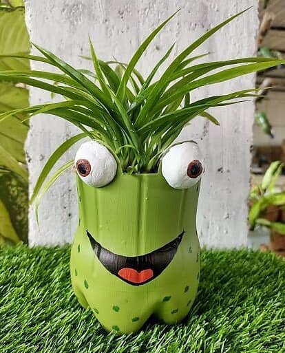 Old Bottle Recycled Planter
