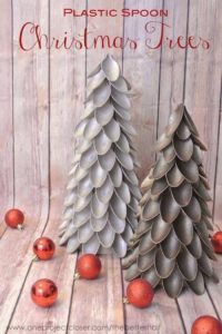 Plastic Spoons Christmas Tree