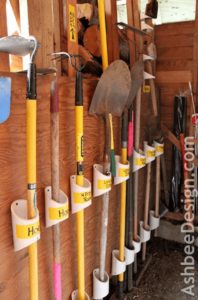 PVC Pipe Yard Tools Storage