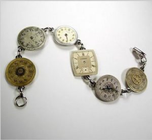 Recycled Watch Faces Jewelry