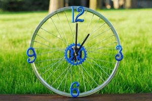 Bicycle Rim Clock