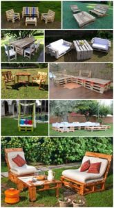 Insanely Smart and Creative DIY Pallet Outdoor Furniture Ideas