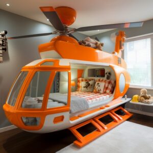 Helicopter Bed for Kids