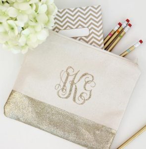 Monogram Pencil Bag