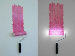 Paint Roller Lamp