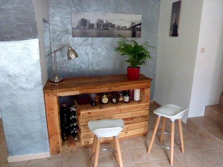 Pallet Bar and Study Table