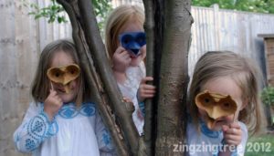 Egg Carton Bird Masks