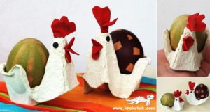 Egg Carton Hens