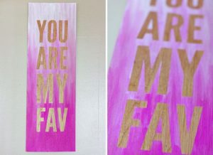 Ombré Quote Wall Art