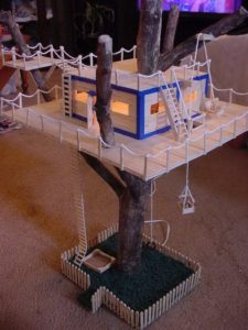 Ice Cream Sticks House for Kids