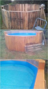 DIY Pallet Swimming Pool