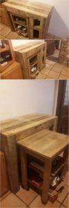 Pallet Shoe Rack Table