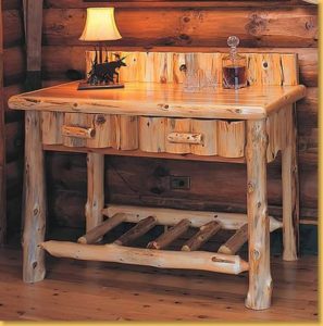 Rustic Entryway Table with Drawers