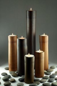 Bamboo Candle Holders