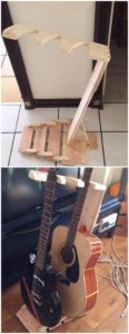 Pallet Guitar Stand