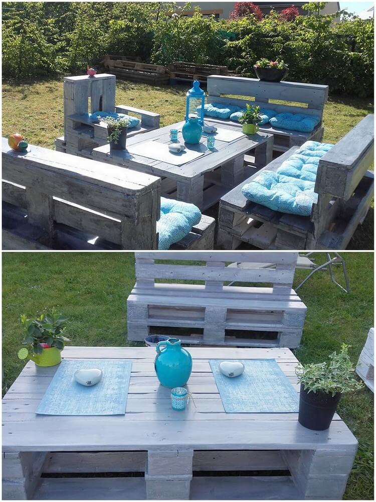 Pallet Garden Furniture Set