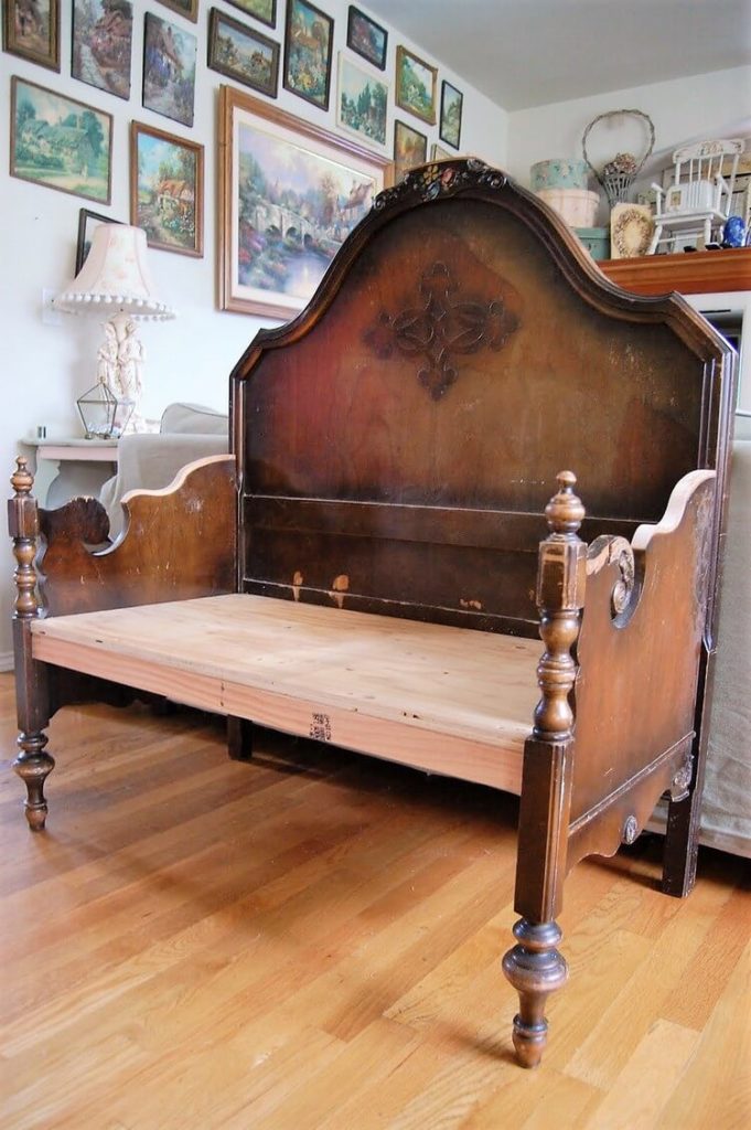 Upcycled DIY Ideas for Old Headboards Recycled Crafts