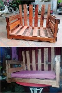 Wood Pallet Seat