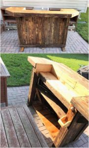 Pallet Counter Table