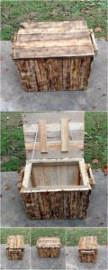Recycled Pallet Storage Box
