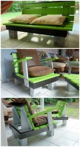 Pallet Bench and Chair