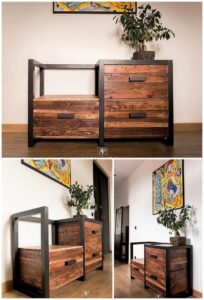 Pallet Entryway Table