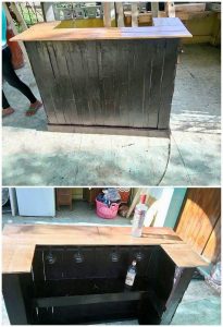 Pallet Bar Counter Table