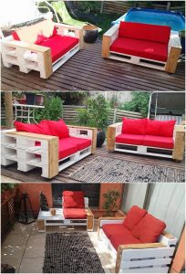 Pallet Couch Set