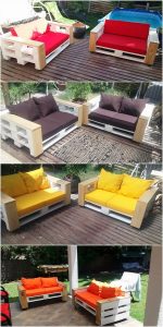 Pallet Outdoor Couch Set