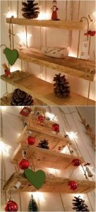 Pallet Shelving with Lights