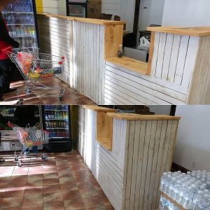 Pallet Shop Counter