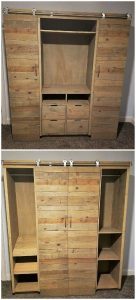 Pallet Wardrobe
