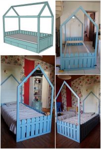 DIY Pallet Bunk Bed
