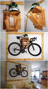 Pallet Bicycle Rack