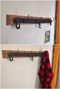 Pallet Coat Rack