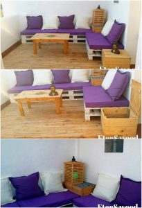 Pallet Corner Couch and Table