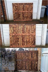 Pallet Garden Gate