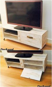 Pallet Media Table or Cabinet