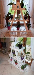 Pallet Planter Pots Stand
