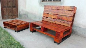 Pallet Bench and Table