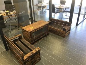 Pallet Benches and Table