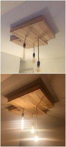 Pallet Chandelier