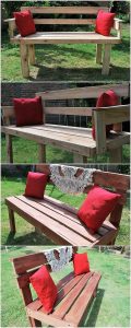 Pallet Garden Bench