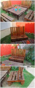 Pallet Garden Furniture Set