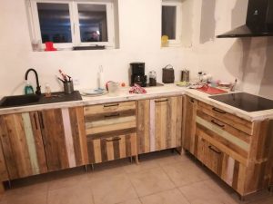Pallet Kitchen Cabinets